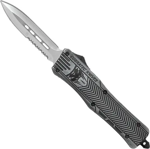 CobraTec Medium CTK-1 OTF 3" Stonewash Serrated Dagger