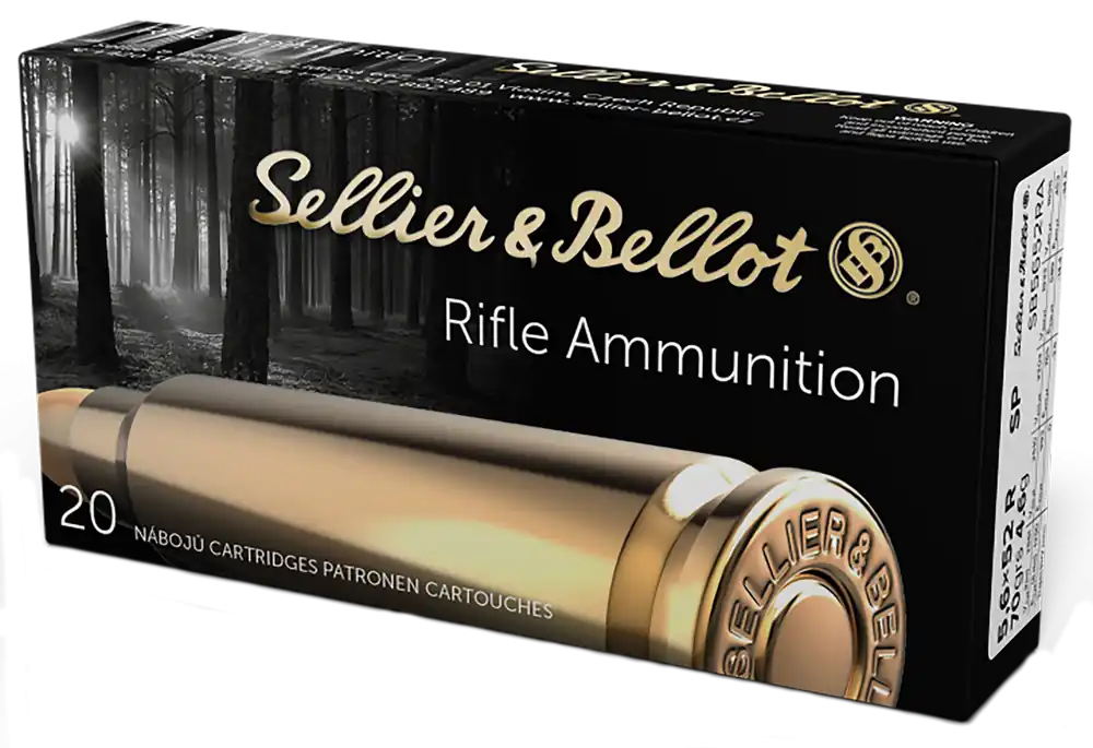 Sellier & Bellot 5.6mmx52R 70gr Soft Point Rifle Ammo - 20 Box/25 Case