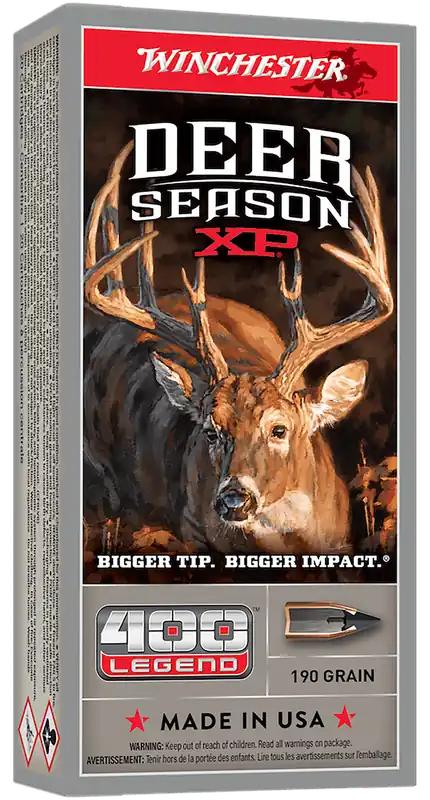 Winchester Deer Season XP 400 Legend 190gr Ammo - 20 Rounds per Box