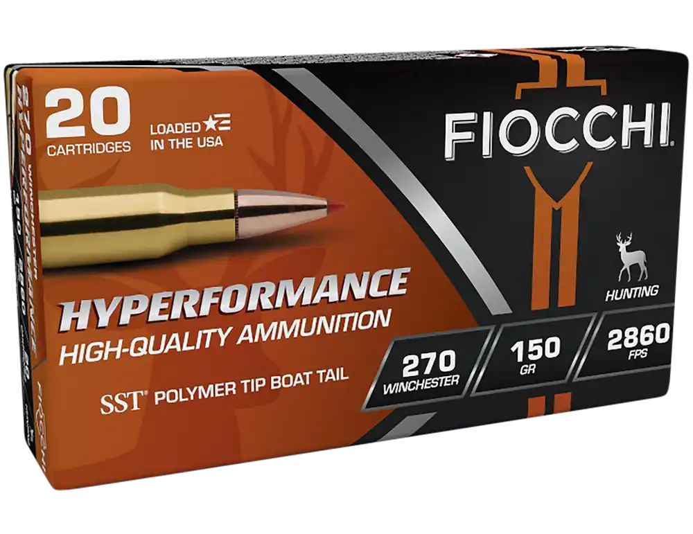 Fiocchi Hyperformance .270 Win 150gr SST Ammo - 20 Rounds/Box
