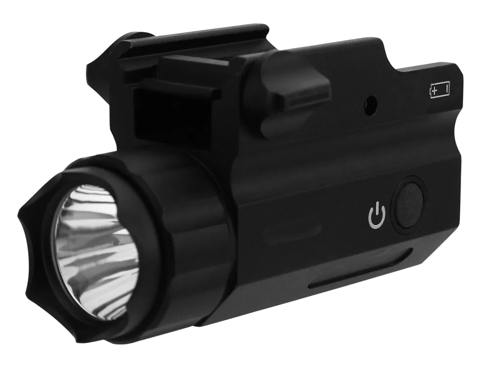 TacFire FLP360C Compact 360 Lumen Pistol Flashlight with CREE LED - Black