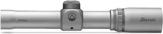 Burris 200229 Handgun Scope 2x20mm Nickel with Plex Reticle