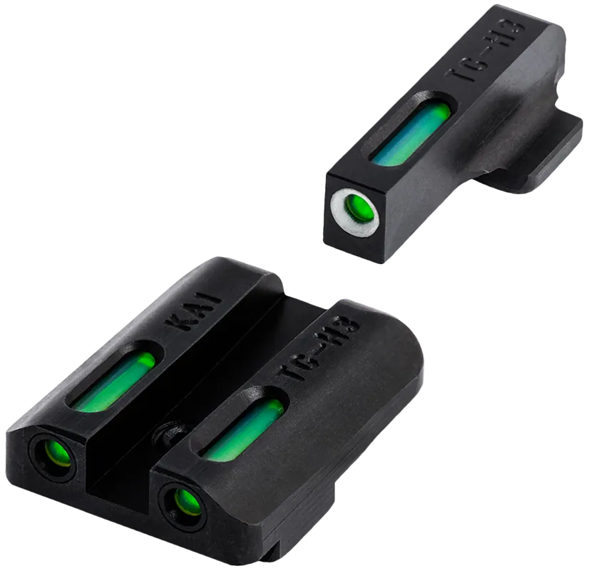TruGlo TFX Tritium & Fiber Optic Sights for Kahr Arms - Black/Green