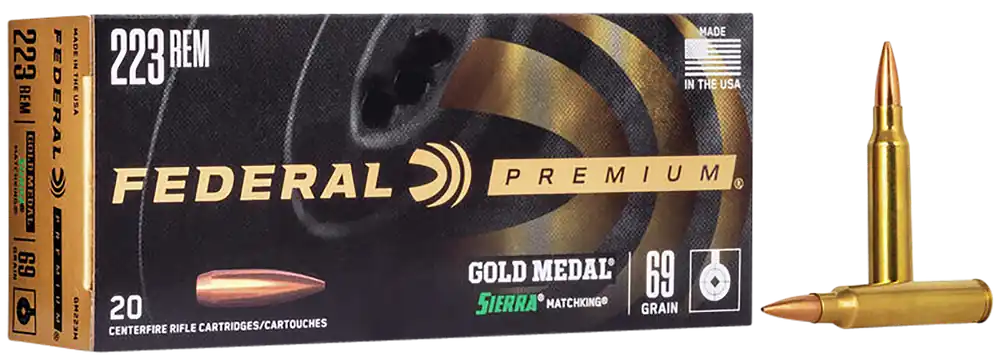 Federal Premium Gold Medal 30-06 Springfield 168gr Sierra MatchKing BTHP 20/Box
