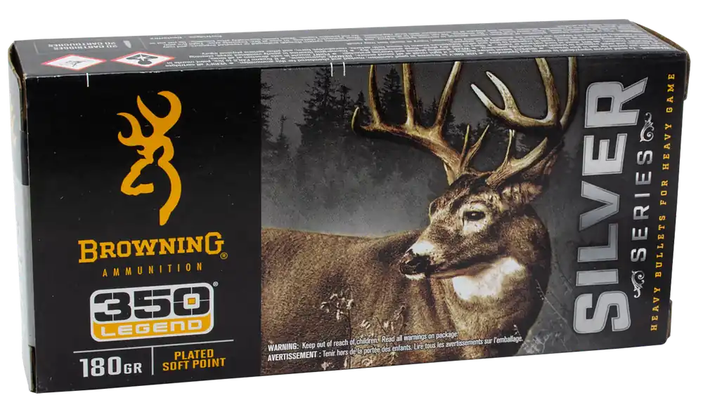 Browning Silver 350 Legend 180gr PSP Ammo - 20 Rounds per Box