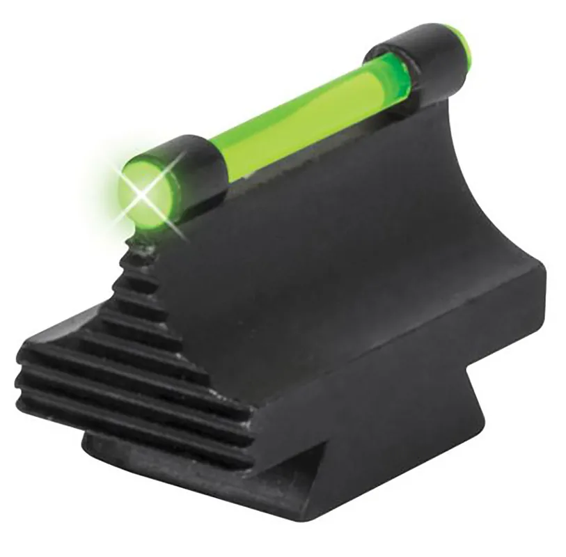 TruGlo TGTG95500RG 3/8" Dovetail Rifle Front Sight - Black 0.500" Green Ramp