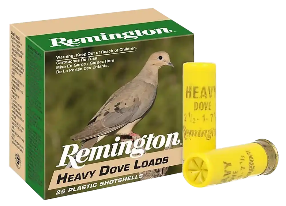 Remington 20 Gauge Heavy Dove Loads - 25 Rounds per Box