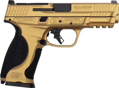 Gold Cerakote M&P9 M2.0 Metal 9mm 4.25" 17-Round Pistol