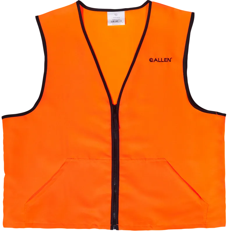 Allen 15766 Deluxe Large Orange Polyester Hunting Vest