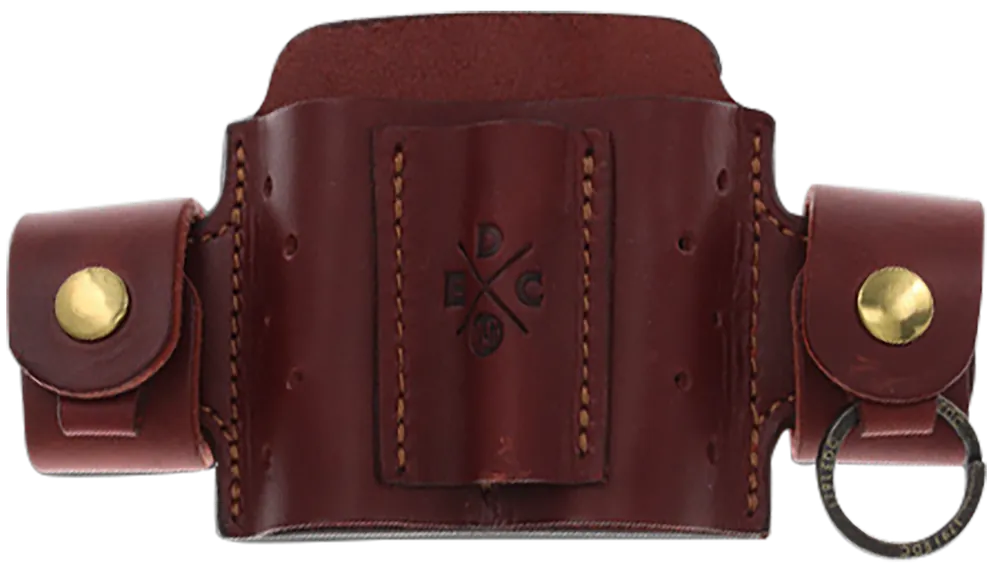 1791 Gunleather EDC Mini Action Snap OWB Chestnut Leather Belt Loop Ambidextrous Holster