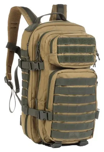 Coyote with Olive Webbing Red Rock Rebel Assault Pack