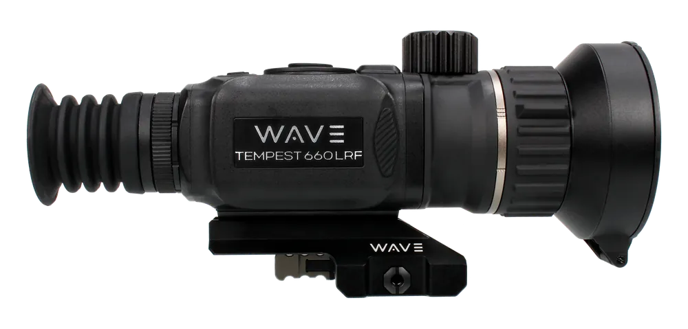 Wave WTS300 Tempest 660D LRF Thermal Scope 3.4x60mm, 640x512 Resolution, 12 Microns, 50 Hz