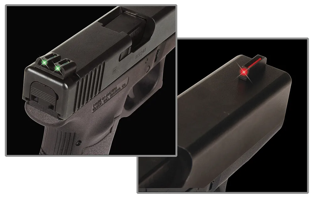 TruGlo TG131MP Fiber-Optic Sights for Smith & Wesson M&P/SD9/SD40 - Red Front, Green Rear