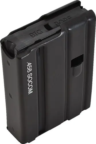 Tactical AR15 Magazine with Laser Logo - 458 SOCOM 4RD Black