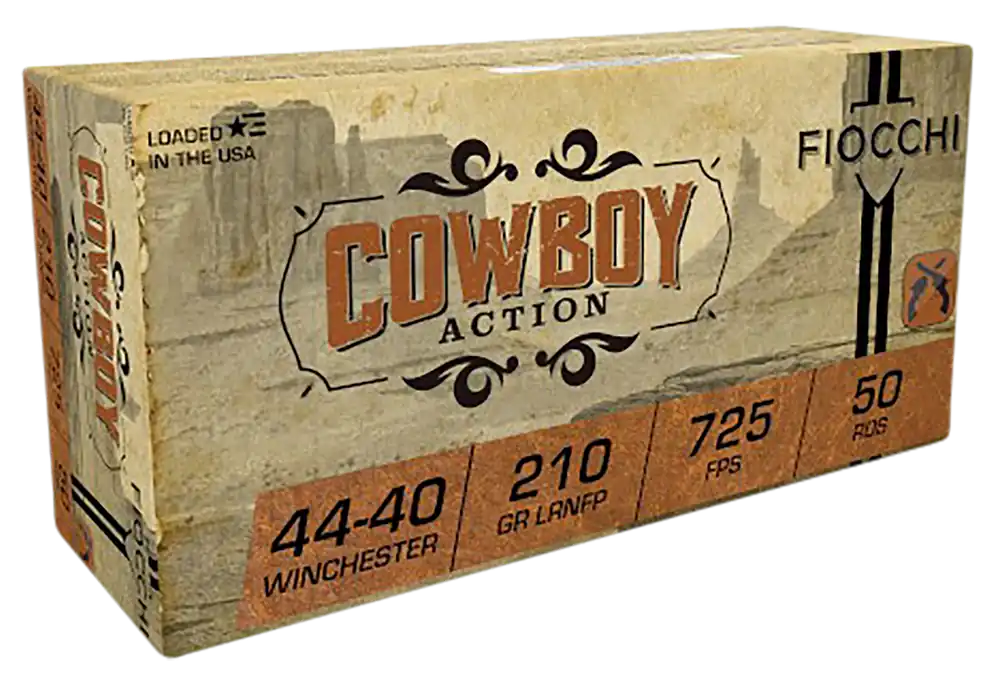 Fiocchi 4440CA Cowboy Action .44-40 Win 210gr LRNFP 50/Box