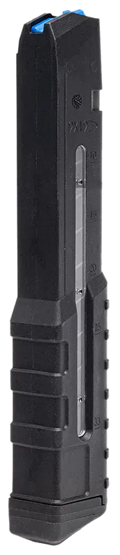 Leapers RBTPD933 33rd Windowed 9mm Glock Magazine - Black Polymer/Steel