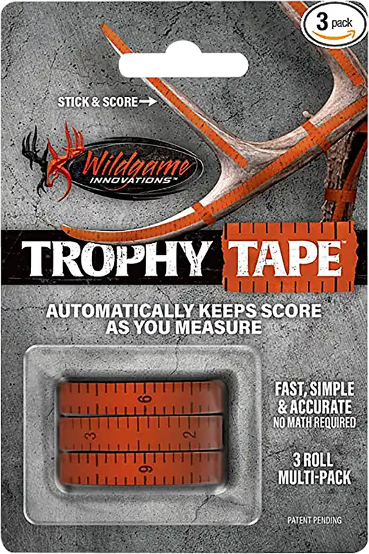Wildgame Innovations Trophy Tape - 200" Orange, 3 Rolls Pack