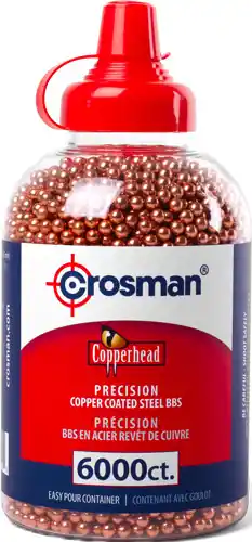 Bulk Purchase: 6-Pack of 6000 Crosman Copper Coated BBs