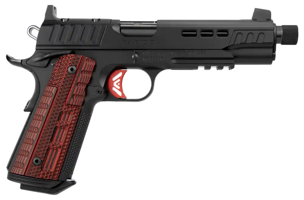 Kimber Rapide Heat OR TFS 9mm Pistol with Stainless Steel Slide and Black G10 Grip