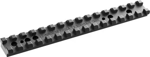 30 MOA Black Audere NATO Rail for Tikka T3/T3X