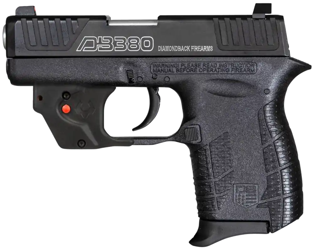Diamondback DB380 Gen4 Micro-Compact 380 ACP Pistol with Laser and Mint Polymer Frame