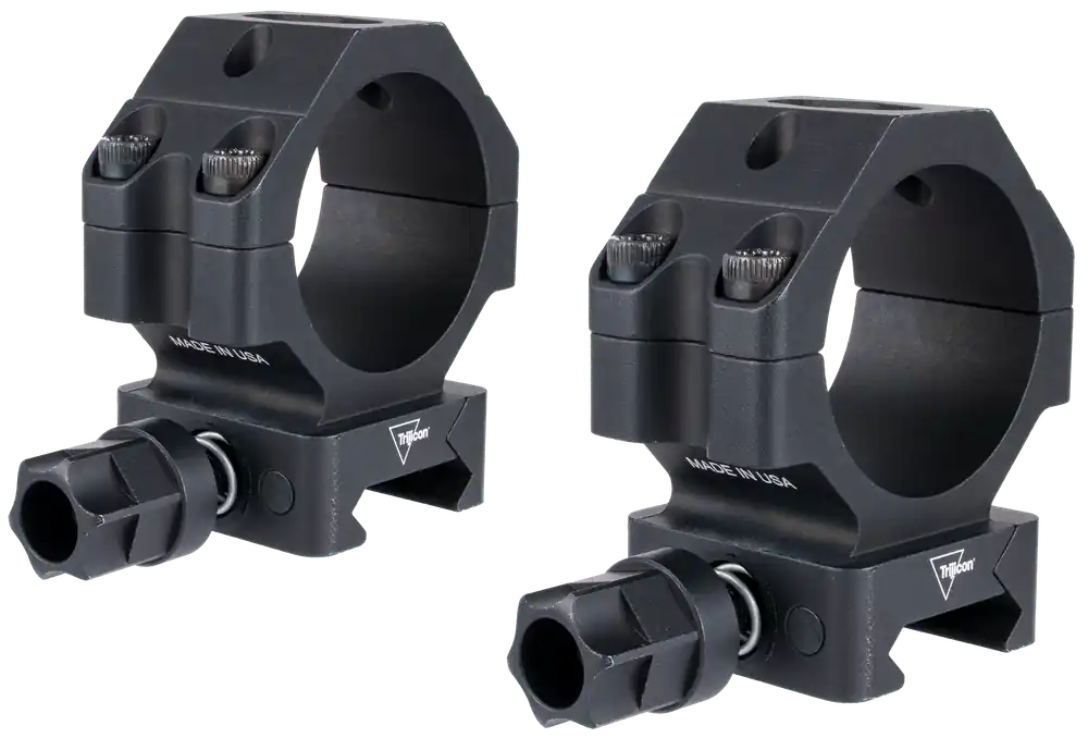 Trijicon AC22073 35mm Medium Scope Rings with Q-LOC Technology - Matte Black