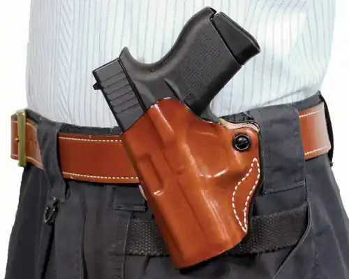 Leather OWB Holster for SIG P365 - DeSantis Mini Scabbard