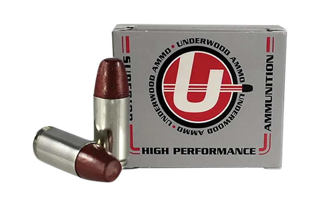 Underwood Ammo 719 9mm+P 147gr Hard Cast Flat Nose - 20 Rounds per Box, 10 Boxes per Case