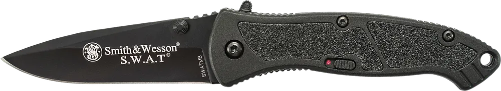 Smith & Wesson SWATMBCP S.W.A.T. Folding Knife with 3.20" Black Blade and Aluminum Handle