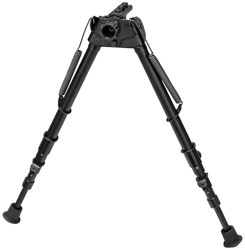 Harris S-25CM-LOK Swivel Bipod, 13.5-27" Black Steel/Aluminum with Rubber Feet