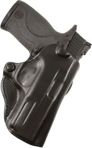 DeSantis Mini Scabbard Holster for Ruger LCP II - Right Handed, Leather, Black