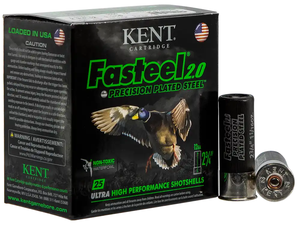 Kent Cartridge Fasteel 2.0 12 Gauge 3 Shot 25/Box