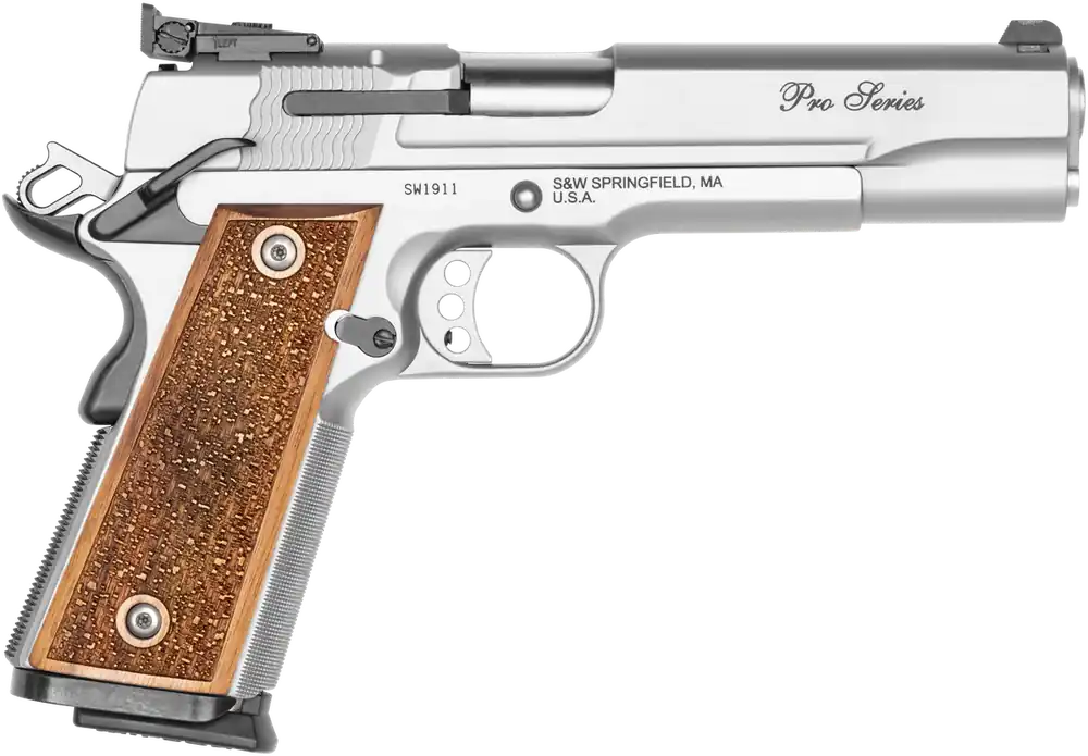 Smith & Wesson 1911 Performance Center Pro 9mm Luger 10+1 Matte Silver 5" Barrel