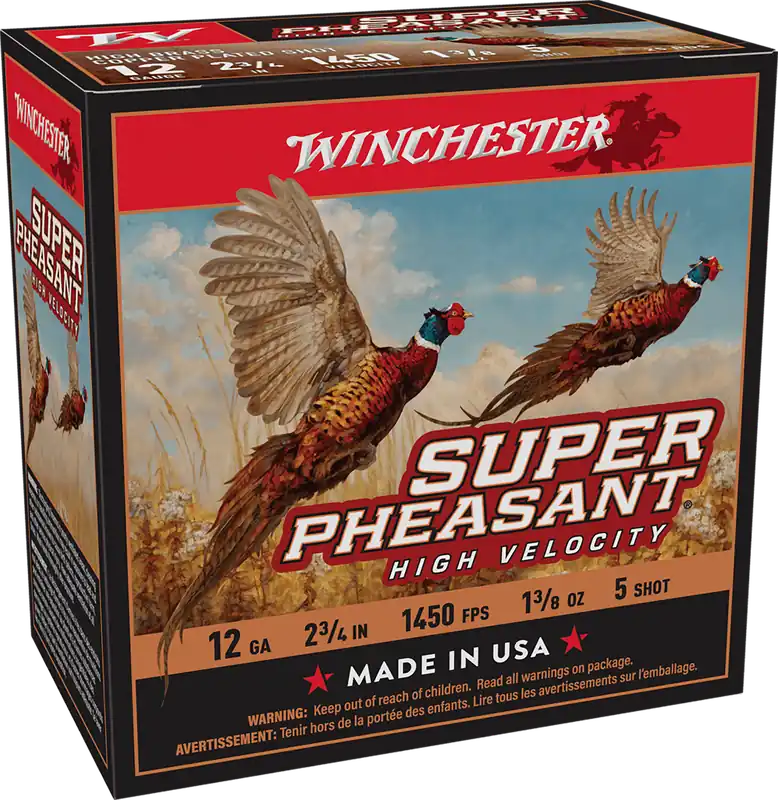 Winchester Super Pheasant High Velocity 12 Gauge Ammo - 25 Rounds