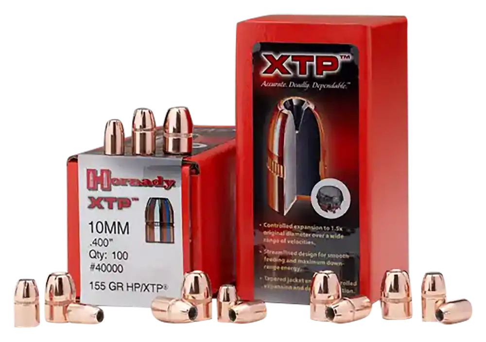 Hornady XTP .357 Caliber 110 Grain Hollow Point Ammo - 100 Box/25 Case