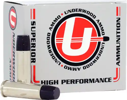 Underwood 454 Casull 360gr Lead Flat Nose Ammo - 20 Rounds per Box, 10 Boxes per Case