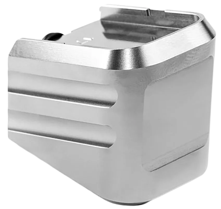Silver Aluminum Magazine Extension for Glock 19/23/32 Gen 1-5 - Cross Armory CRG+0MEG19SV