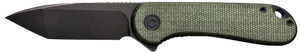 Civivi Elementum Tanto Folding Knife with Green Micarta Handle and D2 Steel Blade