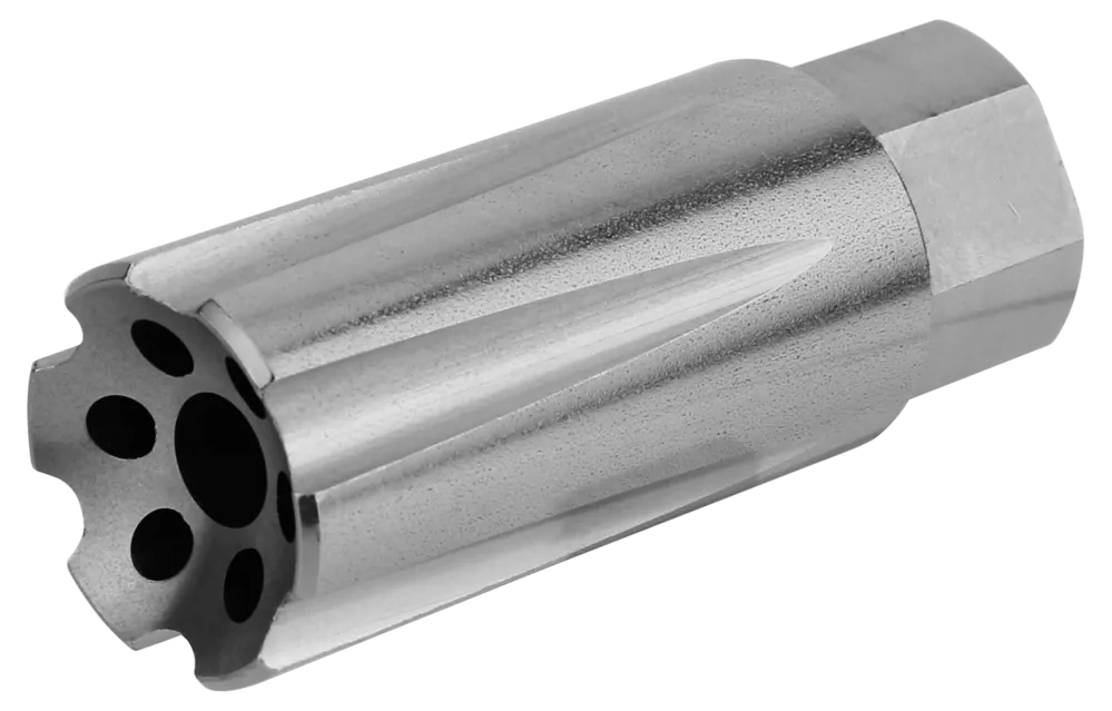 Stainless Steel TacFire Linear Compensator for .308 Win, 5/8"-24 Threads, 2.26" OAL, .875" Diameter