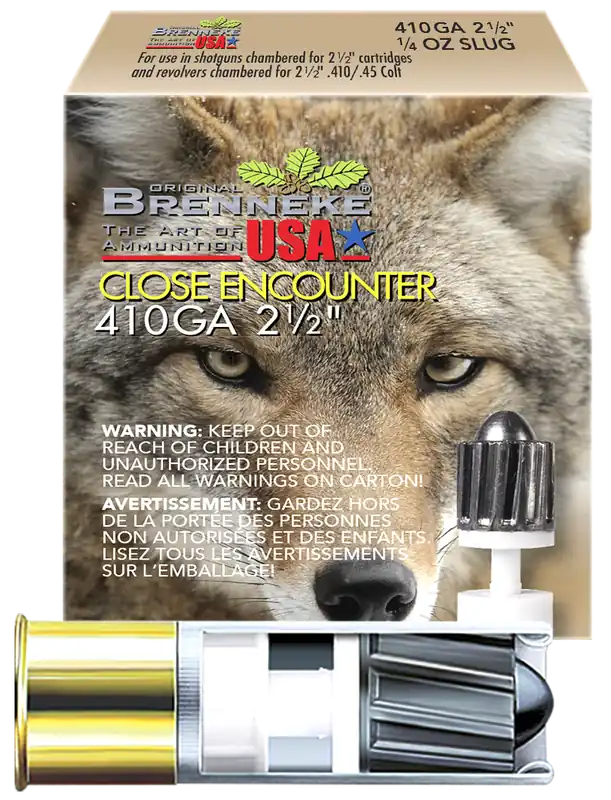 Brenneke SL4102CE 410 Gauge Sabot Slug - Home Defense Ammo (5/Box)