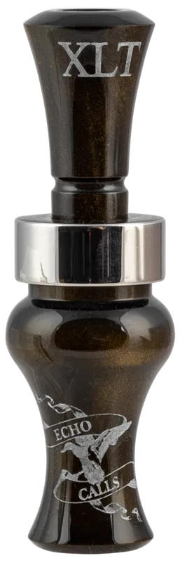 Echo Calls 78900 XLT Single Reed Mallard Duck Call - Black Gold Pearl Acrylic