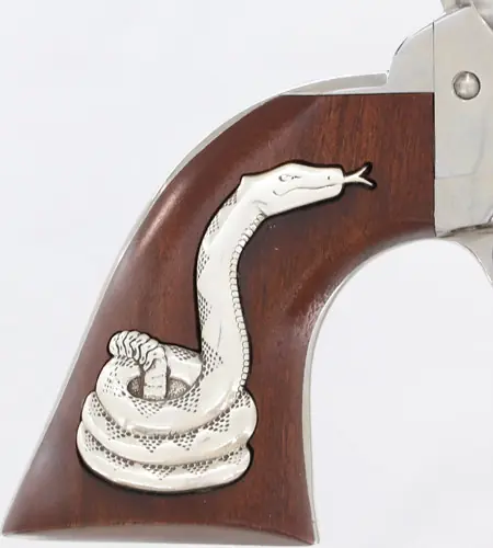 FRONTIER 4.75" SILVER SNAKE CIMARRON MAN WITH NO NAME .45 LC