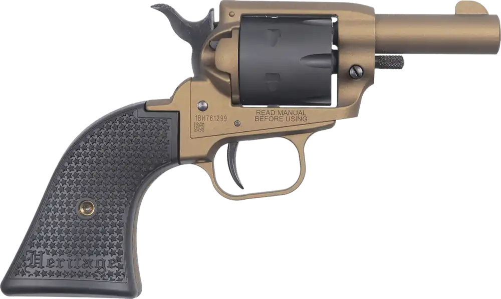 Heritage Mfg BK22A2 Barkeep .22 LR Revolver - Burnt Bronze Finish, Black Accents