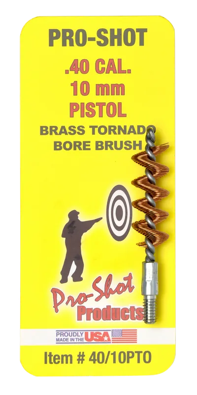 Pro-Shot 4010PTO Tornado Bore Brush for .40/10mm Caliber Pistols