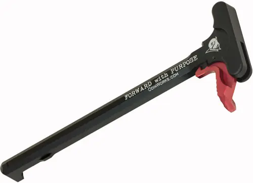 AR-15 Odin Extended Charging Handle in Red