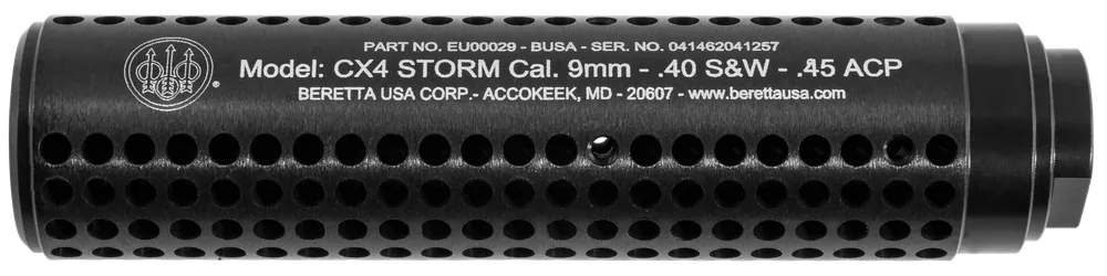 Beretta CX4 Barrel Shroud for 9mm/40/45 Cal - Black Aluminum
