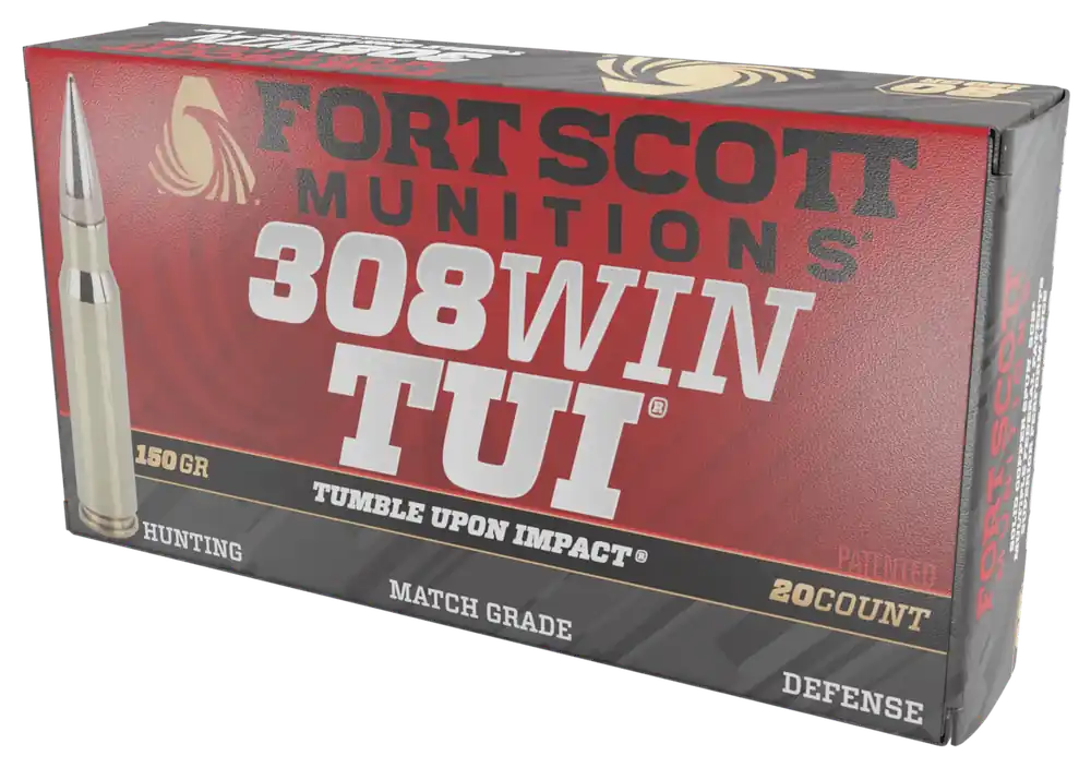 Fort Scott Munitions 308Win 150gr TUI Solid Copper Rifle Ammo 20/Box