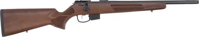 BLUED/WALNUT CLASSIC ANSCHUTZ 1761 HB 17HMR 18" TB 2-STAGE TRIGGER