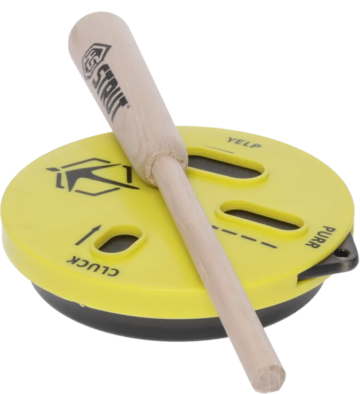 Hunters Specialties The Cookie Cutt'r Pot Call for Attracting Turkeys - Yellow