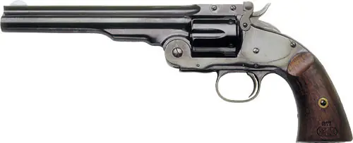 Cimarron No.3 Schofield 44-40 7" FS Blued Walnut